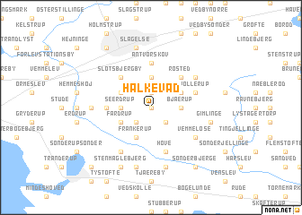 map of Halkevad