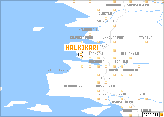 map of Halkokari