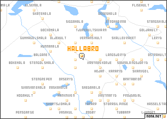 map of Hallabro