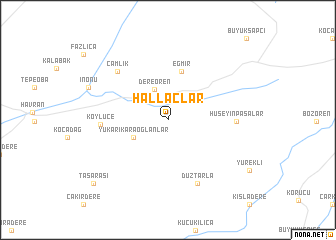 map of Hallaçlar