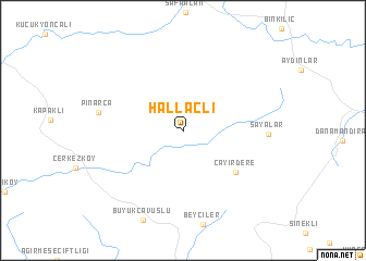 map of Hallaçlı