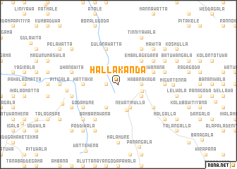 map of Hallakanda