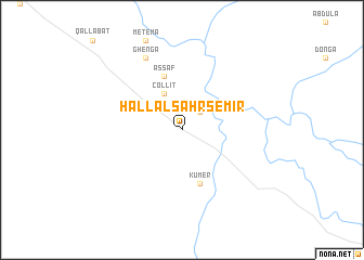 map of Hallal Sahr Semir