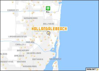 map of Hallandale Beach