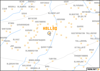 map of Ḩallāq