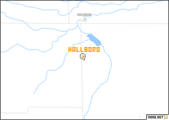 map of Hallboro