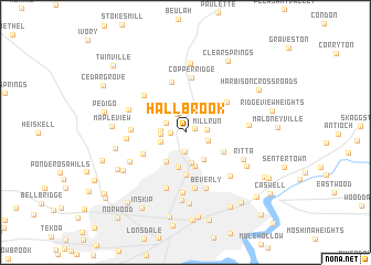 map of Hallbrook