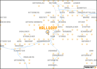 map of Halldorf