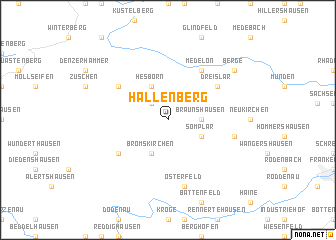 map of Hallenberg