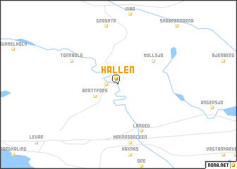 map of Hallen