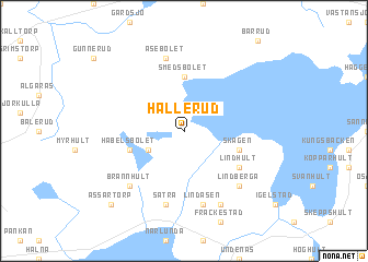 map of Hallerud