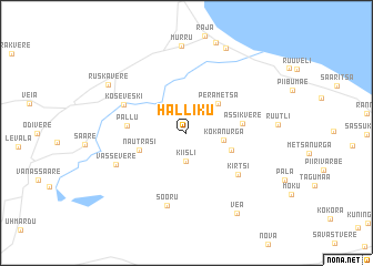 map of Halliku
