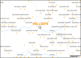 map of Halloufa