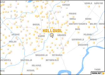 map of Hallowāl