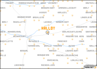 map of Halloy