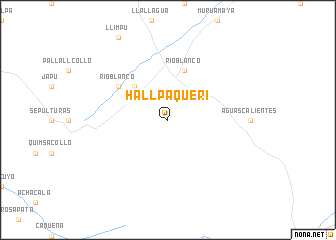 map of Hallpaqueri