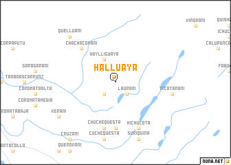map of Halluaya