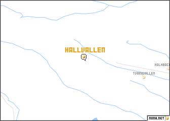 map of Hållvallen