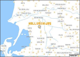 map of Hallvaxhijas