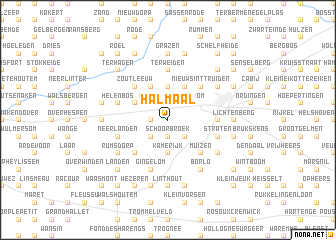 map of Halmaal