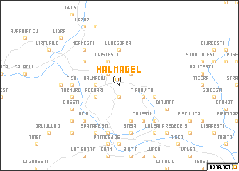 map of Hălmăgel