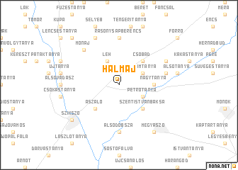 map of Halmaj