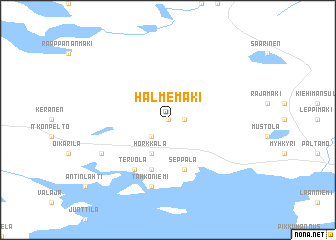 map of Halmemäki