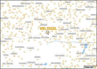 map of Halmi-gol