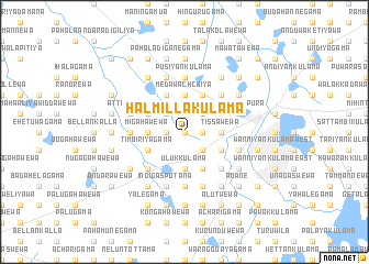 map of Halmillakulama