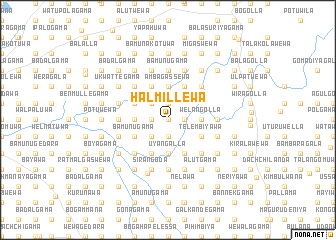 map of Halmillewa