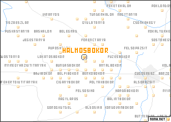 map of Halmosbokor