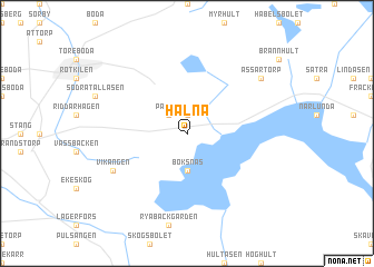 map of Halna