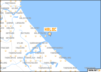 map of Hà Lộc