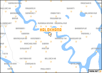 map of Hālokhāna