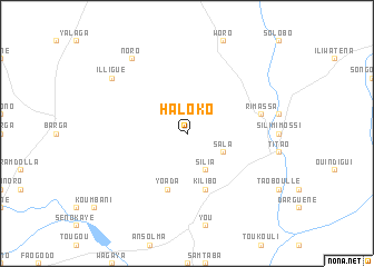 map of Haloko