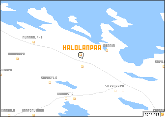 map of Halolanpää