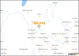 map of Halomo
