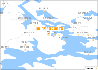 map of Halosenranta