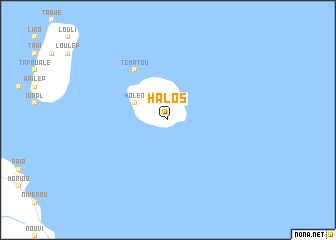 map of Halos