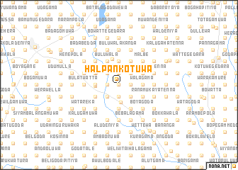 map of Halpankotuwa