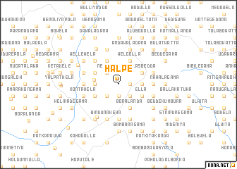 map of Halpe