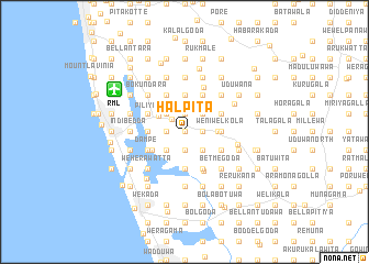 map of Halpita