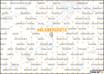 map of Halsberg Rots