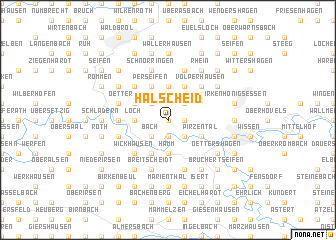 map of Halscheid