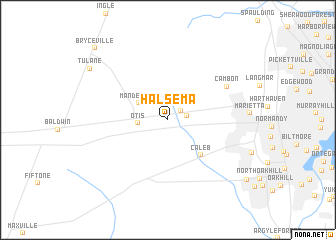 map of Halsema