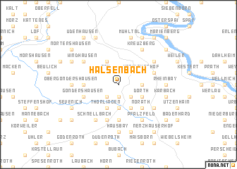 map of Halsenbach