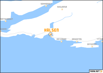map of Halsen