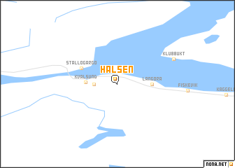 map of Halsen