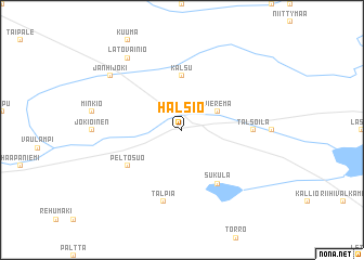 map of Halsio