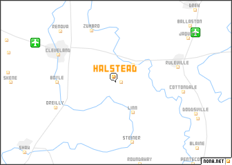 map of Halstead